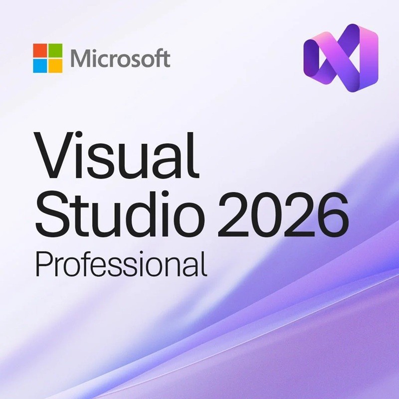 Microsoft Visual Studio 2026 Professional Perpetual License (Non-Sub) | Retail