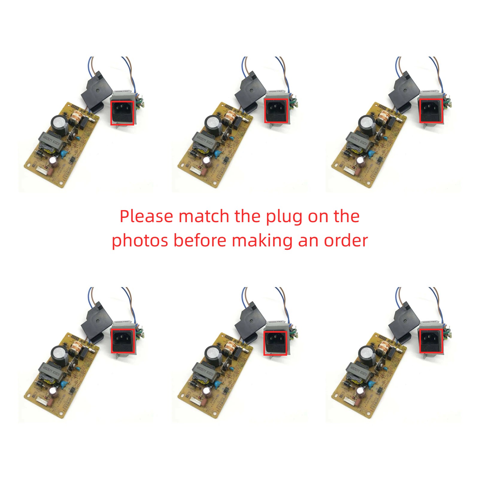 6pcs Power Supply Board Fits For Brother MFC-J5910 MPW0931 MFC-J6715 MPW0920L