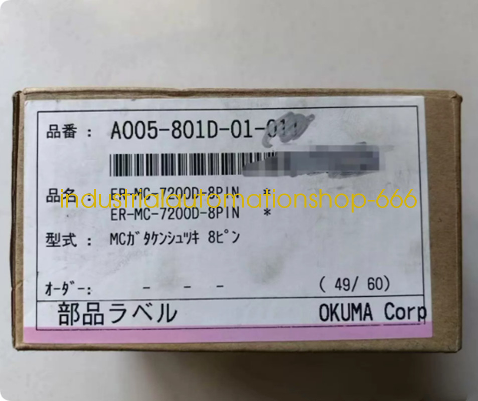 1Pcs new OKUMA encoder A005-801D-01-011 ER-MC-7200D-8PIN Via DHL or FedEX