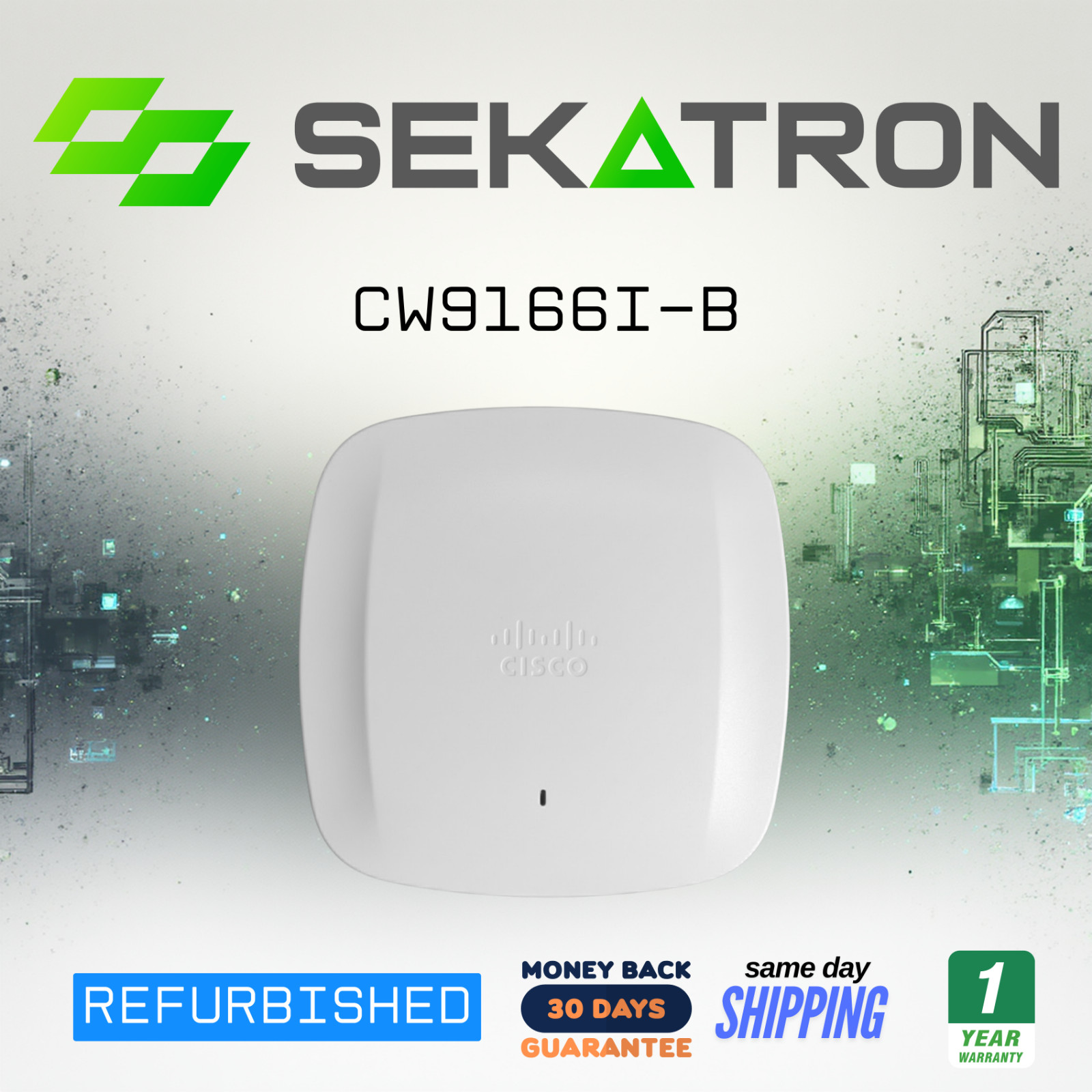 📶 Cisco CW9166I-B • Wi-Fi 6E Tri-Band Access Point • ITEM ONLY • ⚡FastShip