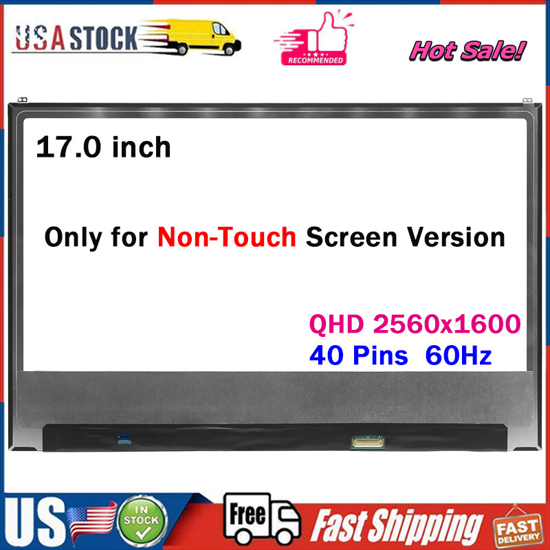 New 17.0" LP170WQ1-SPA1 For LG Gram 17Z95N LCD Screen Replacement QHD 2560x1600