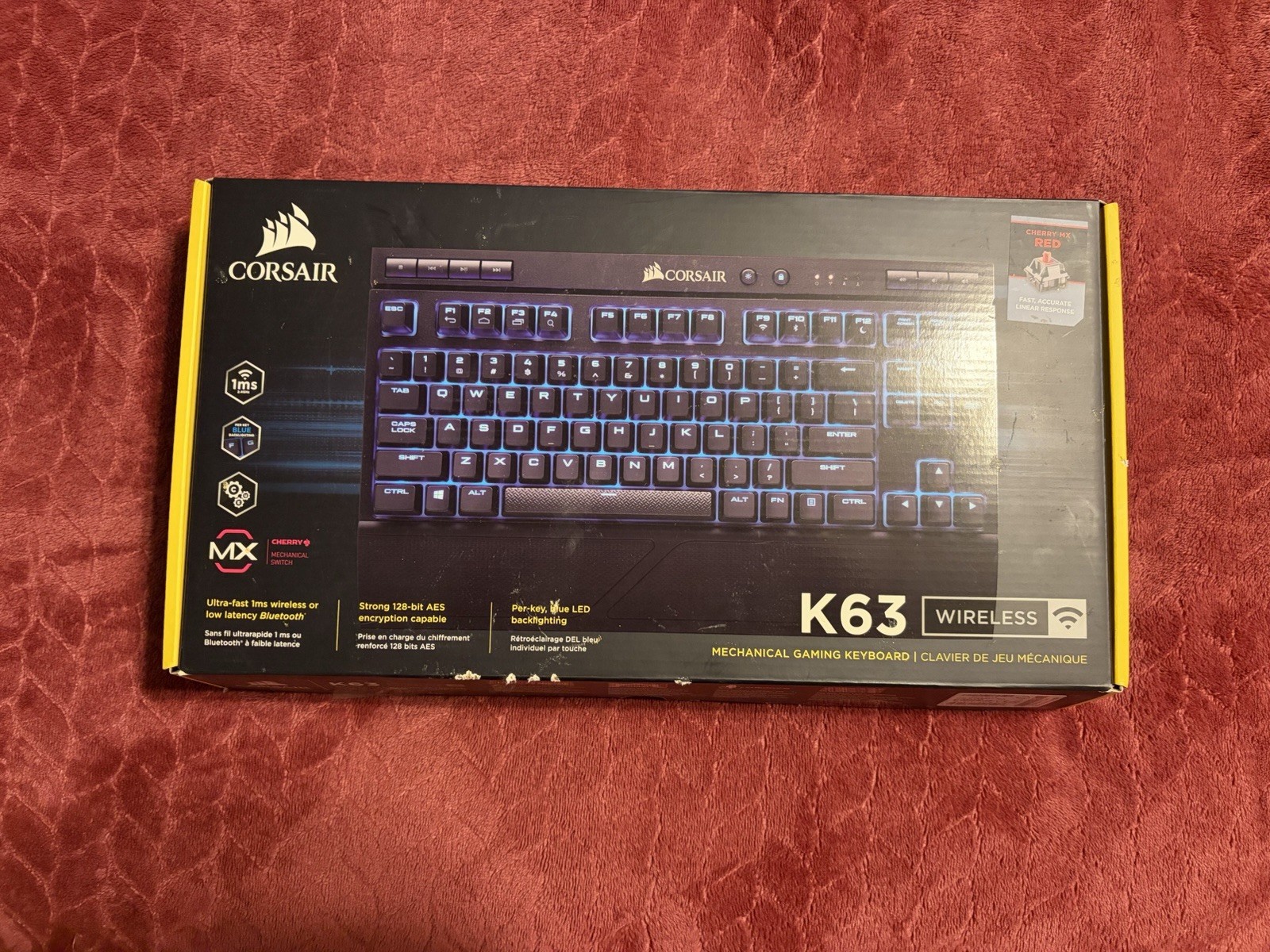 Corsair K63 Wireless Mechanical Gaming Keyboard Bluetooth