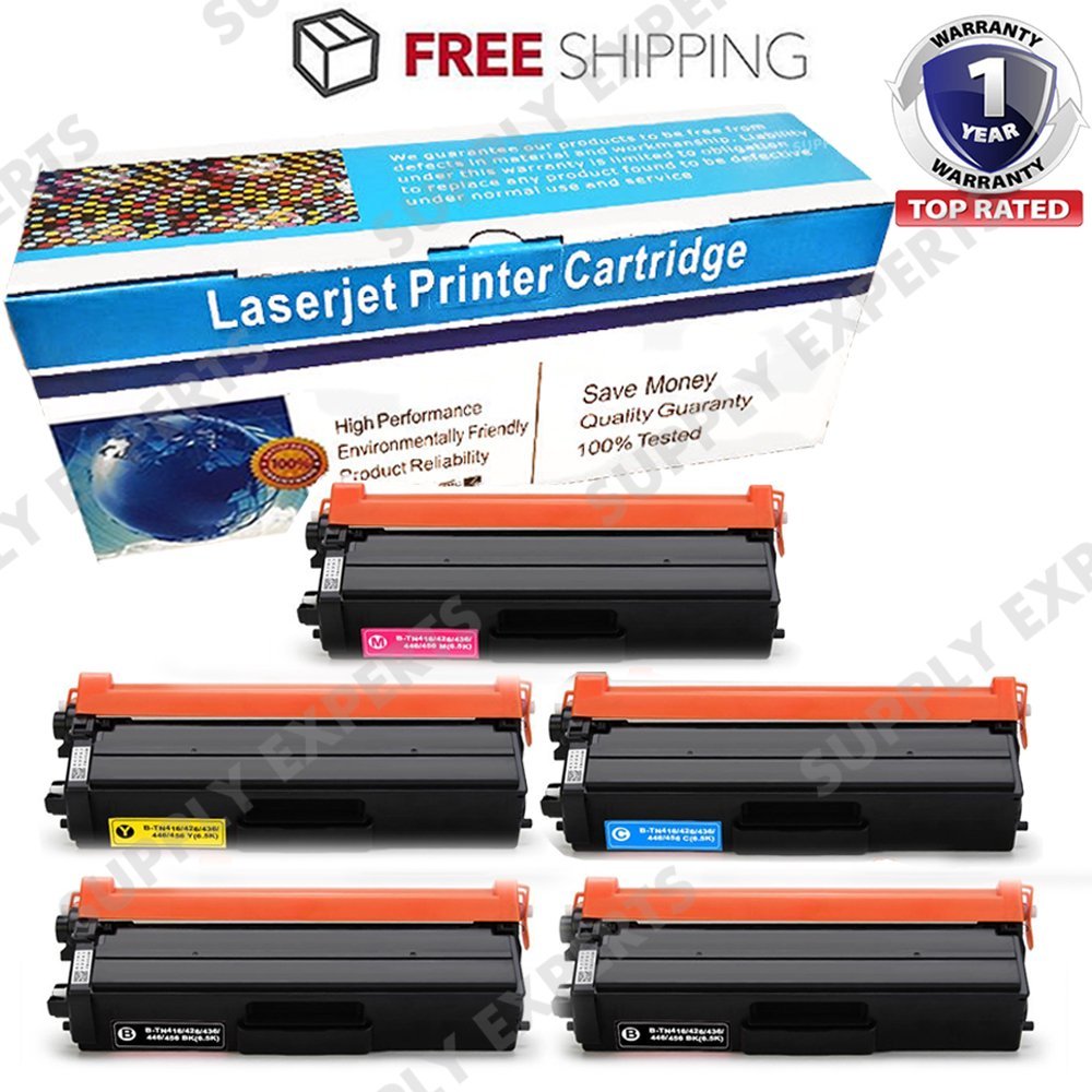 5PK TN436 High Yield Toner Set + 1 Black Brother HL-L9310CDW