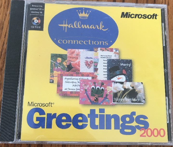 Microsoft Greetings 2000 Hallmark Connections Ships N 24h