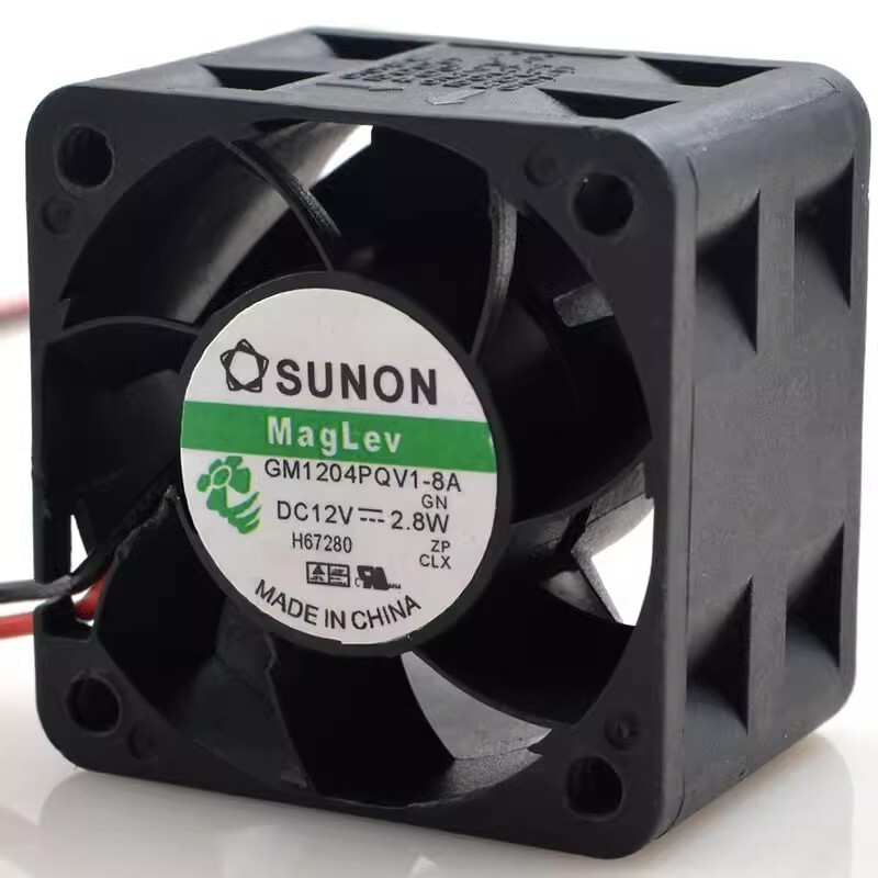 SUNON GM1204PQV1-8A 4028 DC12V 2.8W 4CM 2-Wire Server Cooling Fan