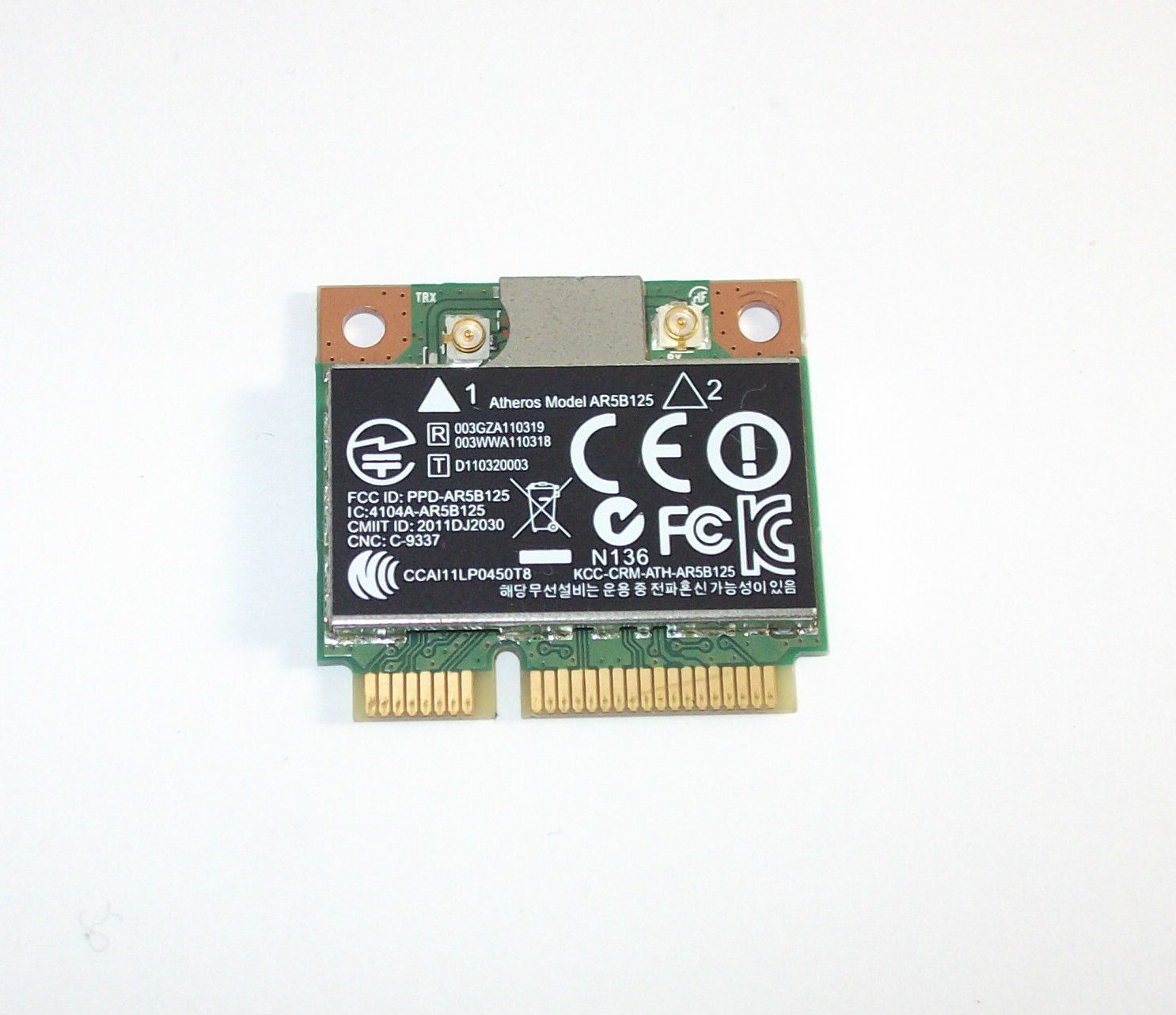 HP Compaq 15-h052nl Wireless WiFi Card - 670036-001 Atheros AR5B125 Board Card