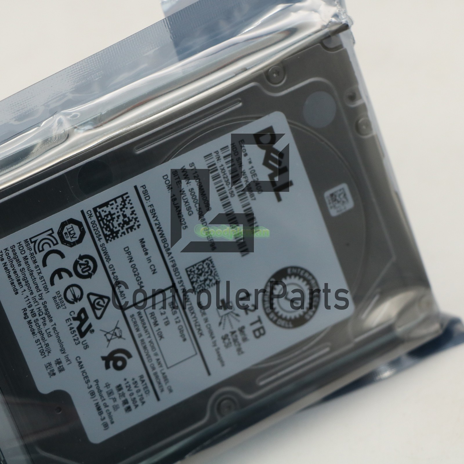 1PCS New DELL 1.2TB 12Gb/s 2.5" 10K Enterprise Hard Drive ST1200MM0099 HDD