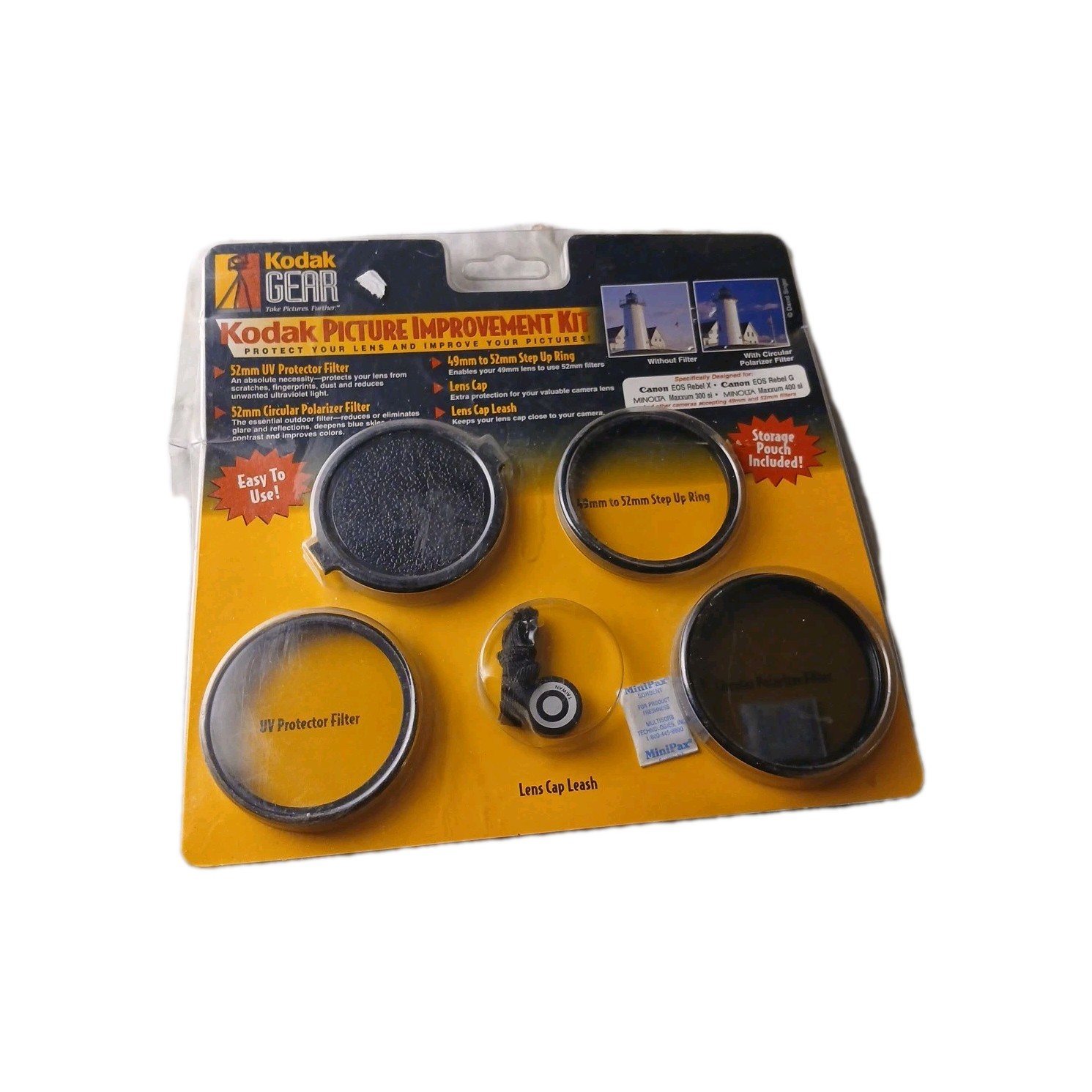 Kodak Gear Kodak Picture Improvement Kit  *Vintage*NOS*