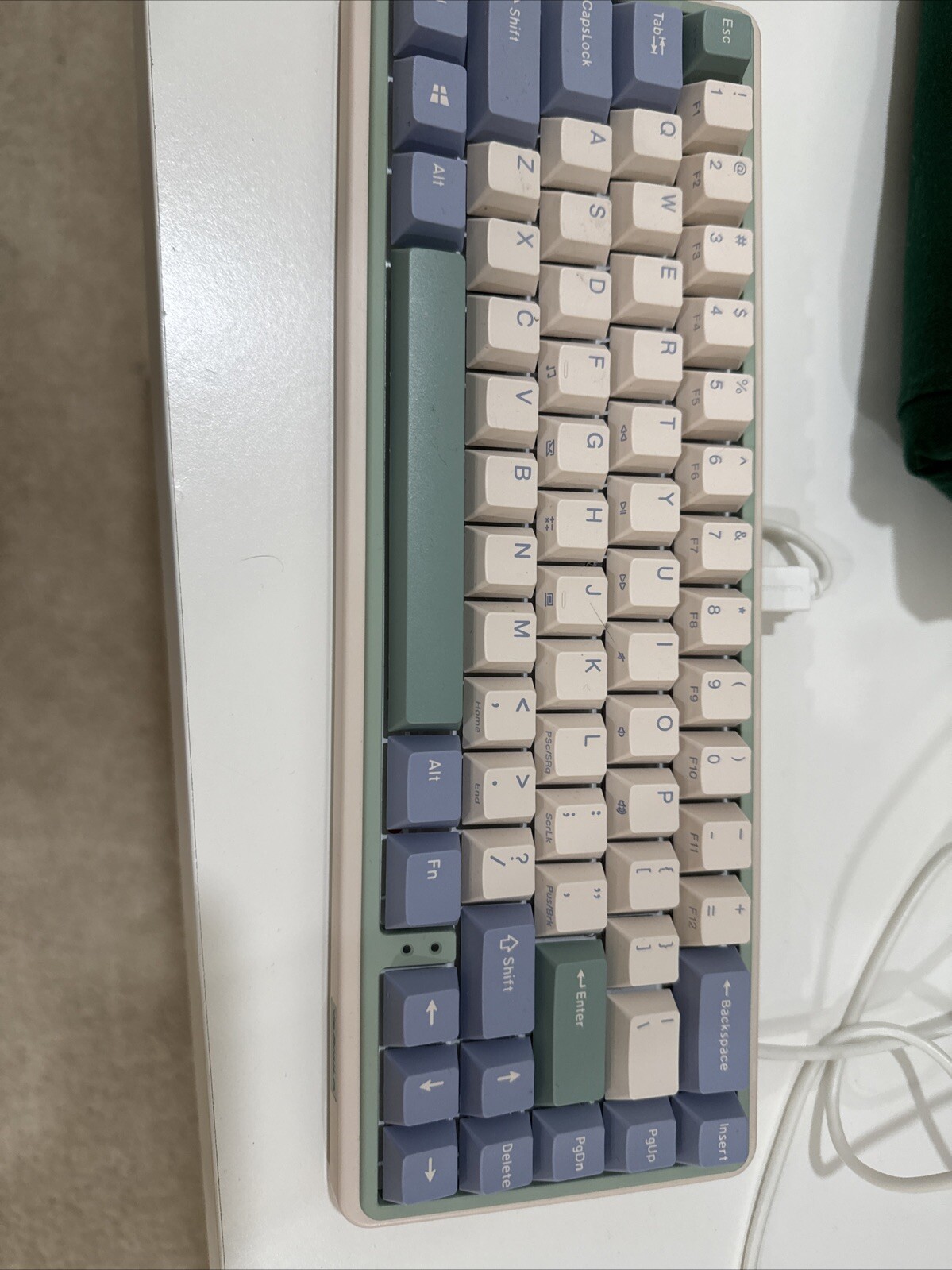 Varmilo Minilo VXT67 Green 65% Wireless Mechanical Keyboard - Linear Switch
