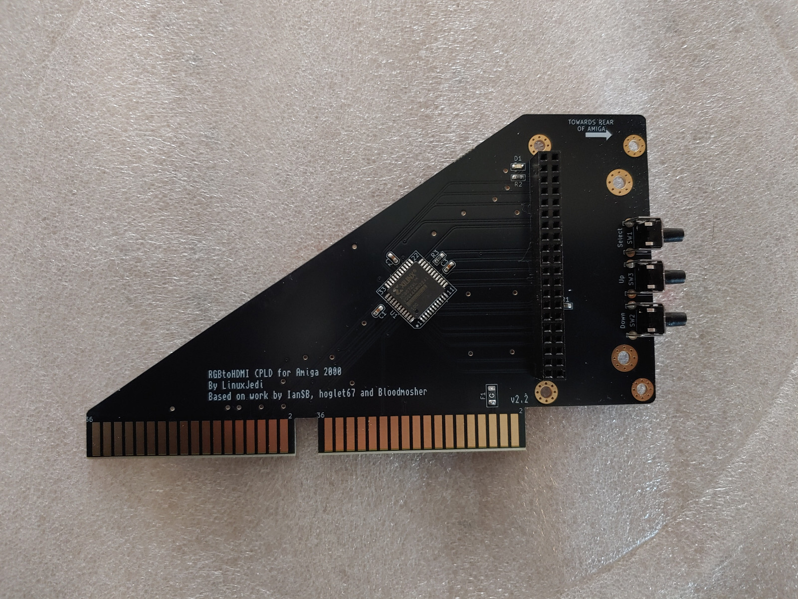 Best FlickerFixer RGB2HDMI Amiga HDMI Games, non-RTG A2000CPLDSlot v2.2