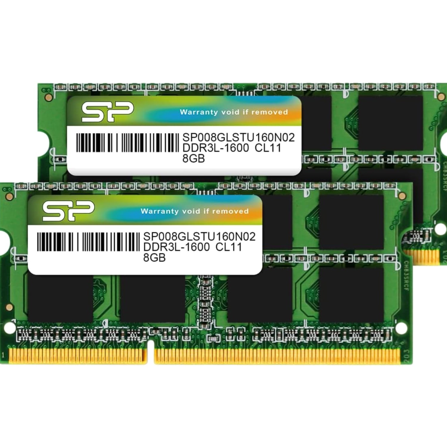 Silicon Power 16GB 2x8GB RAM 1600MHz PC3 12800 204 pin CL11 1.35V Non ECC Unb...