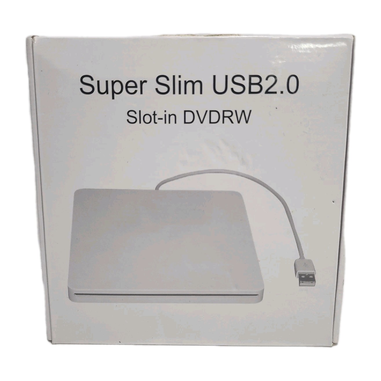 Super Slim USB2.0 Slot-In DVDRW Portable External Drive w/Bag & Mini-Adapter NEW