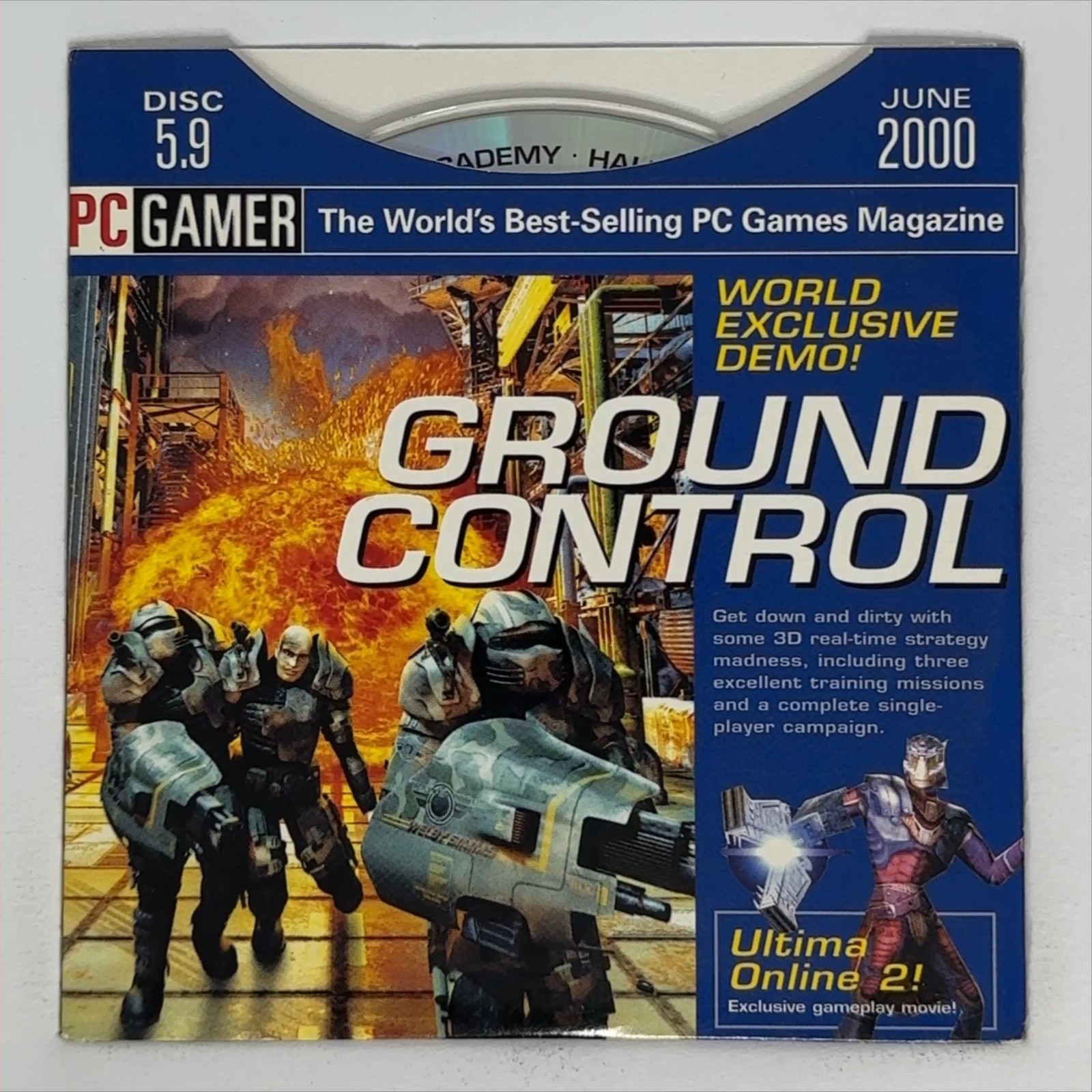PC Gamer Demo Disc 5.9 June 2000 CD-ROM Vintage PC Gaming Software