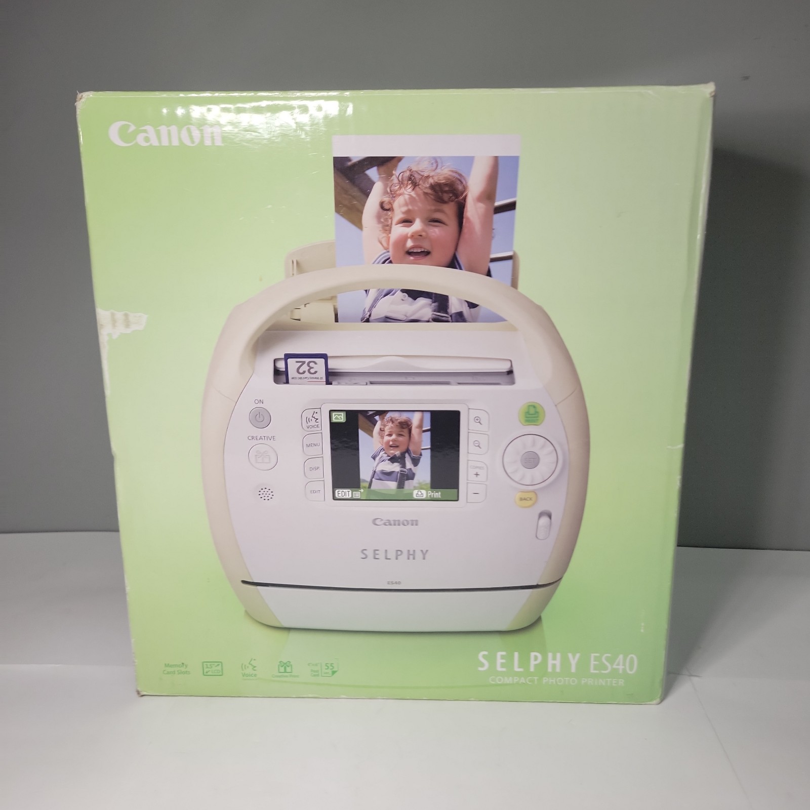 Canon SELPHY ES40 Compact Portable Photo Dye-Sub Printer
