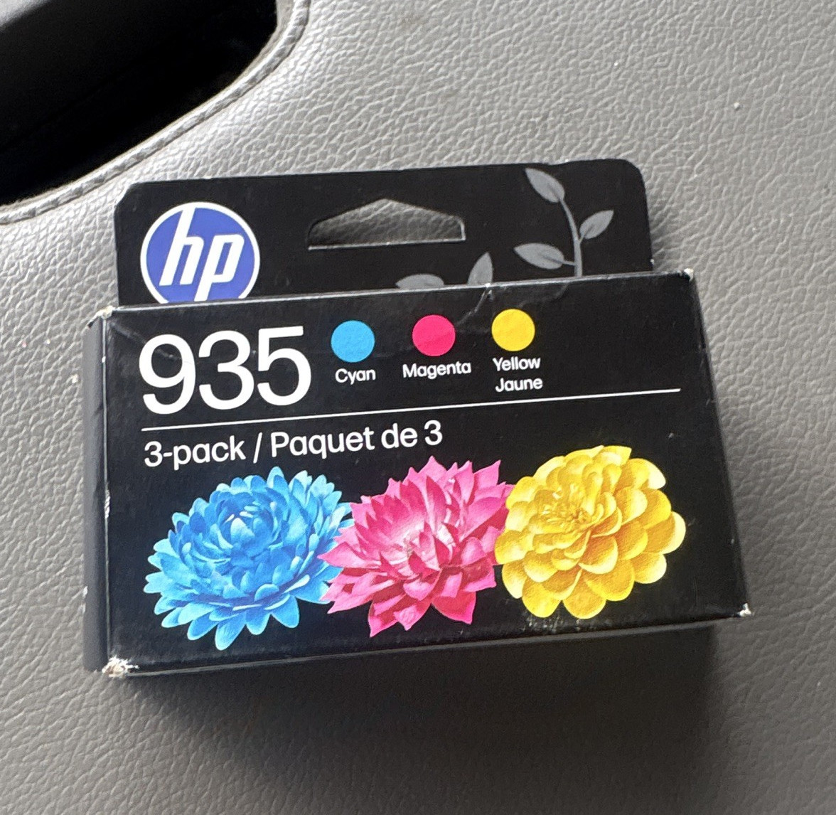 HP 935 Genuine Original Inkjet Ink Cartridges 3-Pack Cyan Magenta Yellow