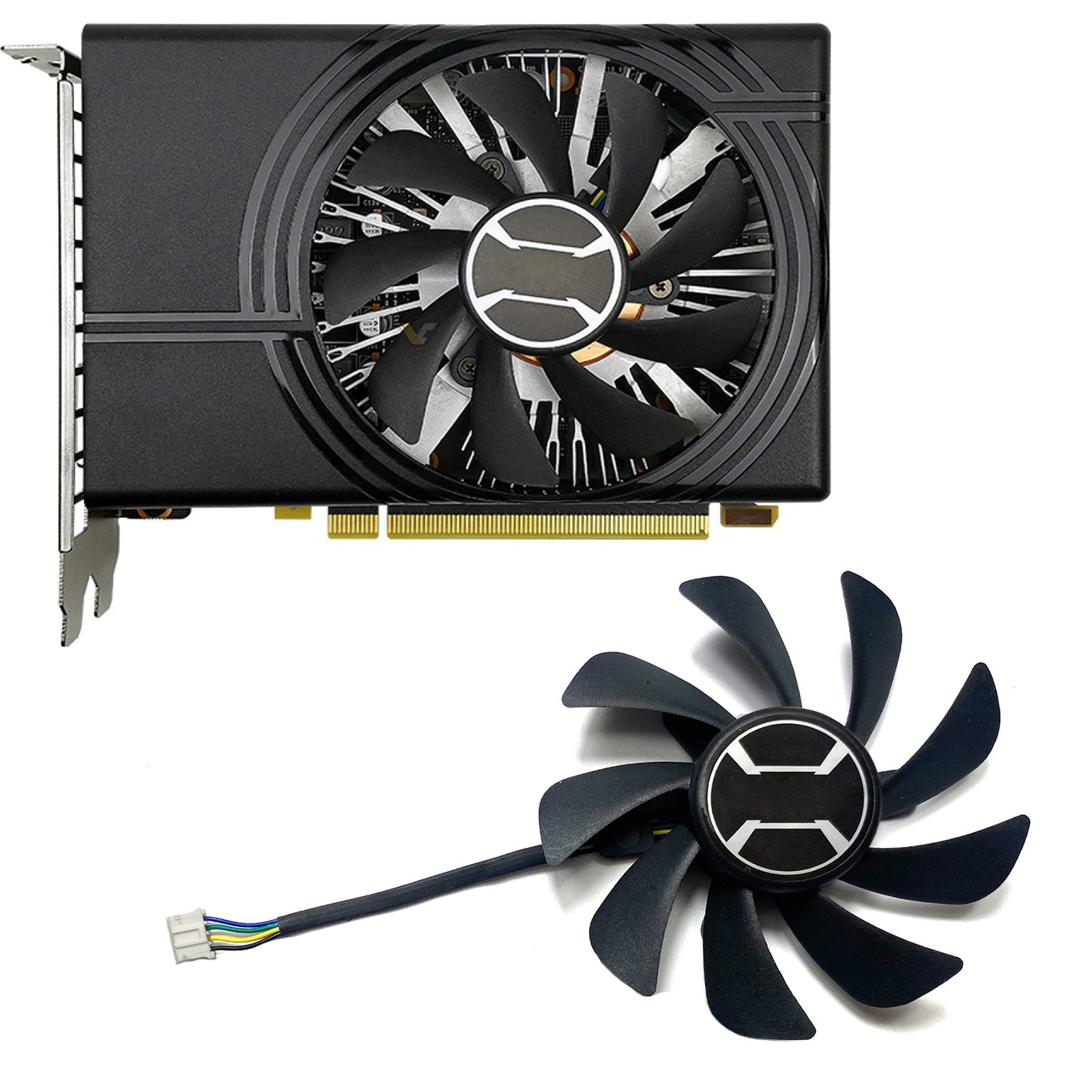 CF9015H12S Cooling Fan For ASL GTX1660 1660ti 6GB ITX Graphic Card Fan 12V 0.1A