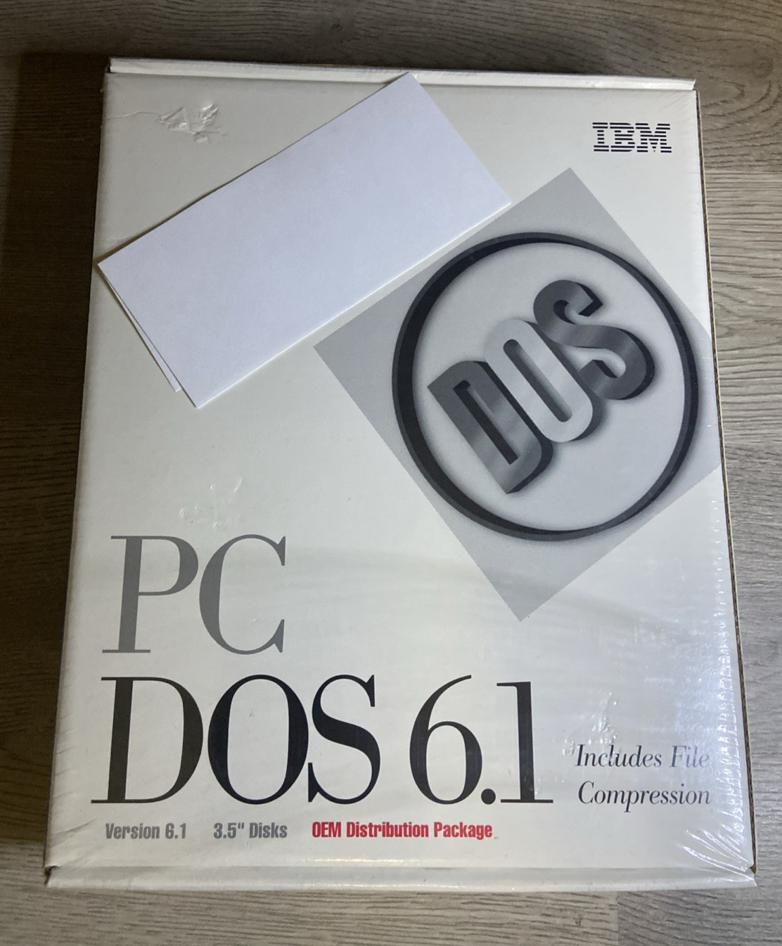 IBM PC DOS 6.1 Software Operating System Vintage 3.5'' Disks in Sealed Box 1993
