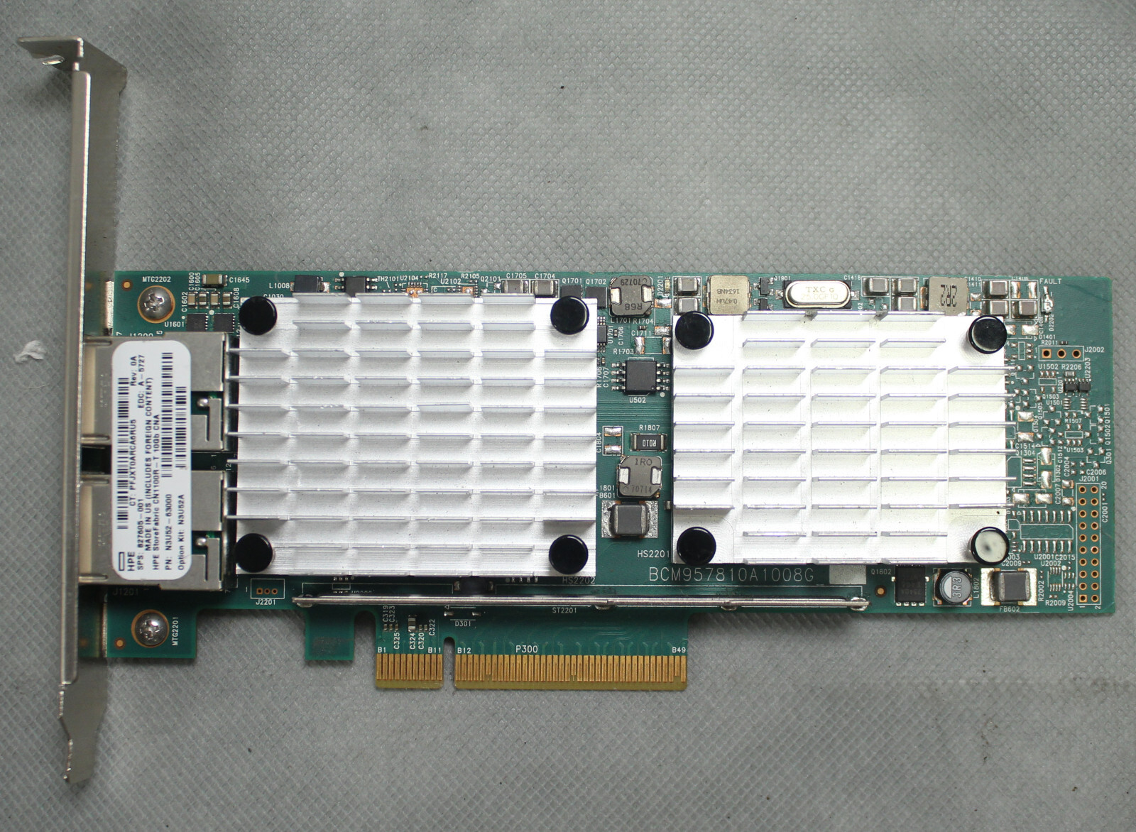 HPE 827605-001 StoreFabric CN1100R-T 10Gb CNA Dual Port Ethernet Network Cards