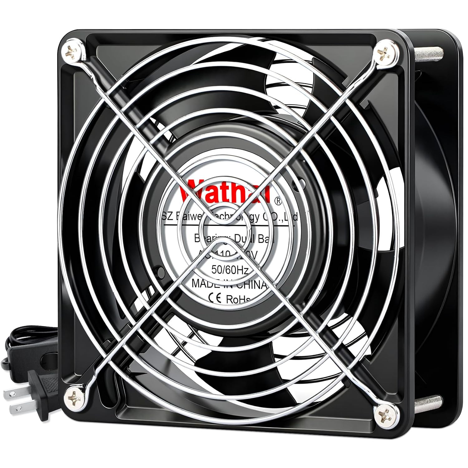 12038 120Mm X 38Mm AC Axial Muffin Cooling Fan 110V 120V Dual Ball