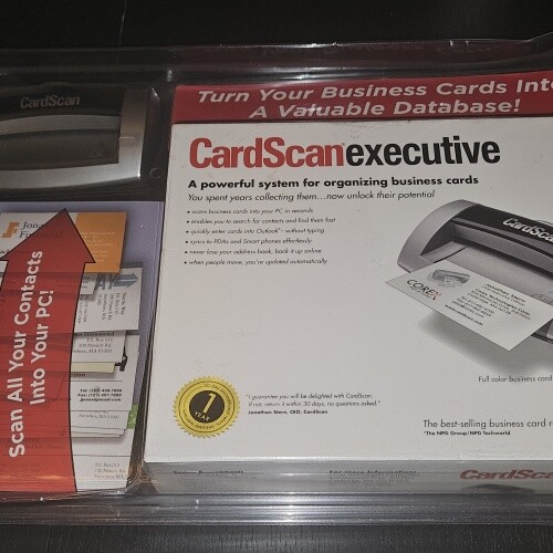 CardScan Executive 700 Compact Business Card Scanner