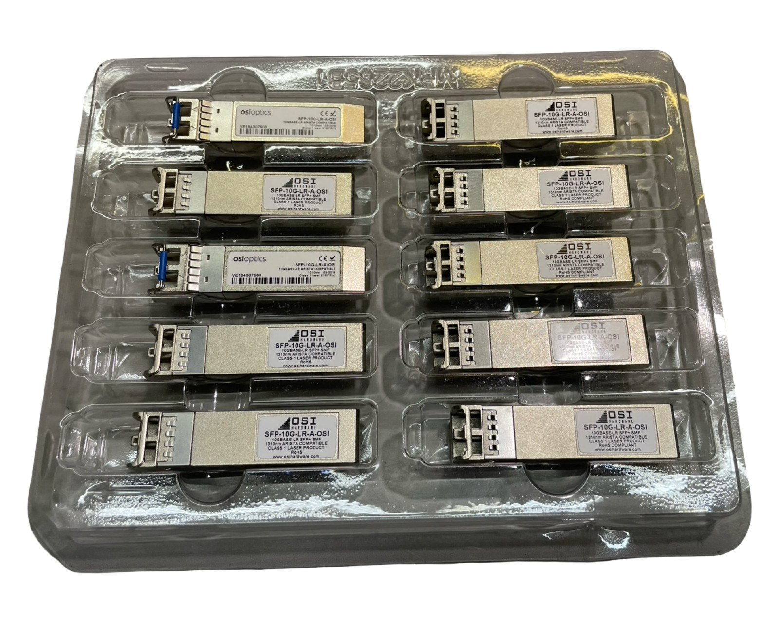 OSIOPTICS SFP-10G-LR-A-OSI 10GBASE-LR 1310NM TRANCIEVER MODULE ( 10 ) *SE