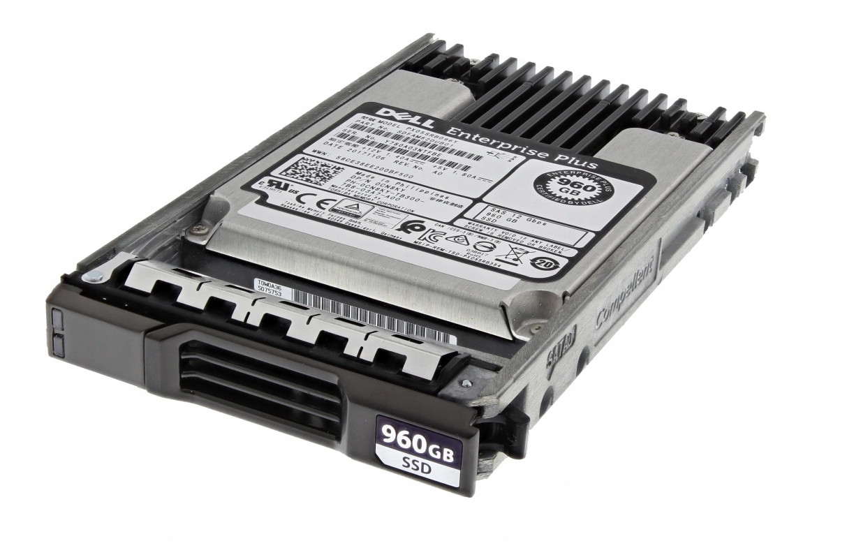 Hard Drive Dell Compellent 960GB SSD SAS 12G 2.5" MLC RI CN8KY-CMP