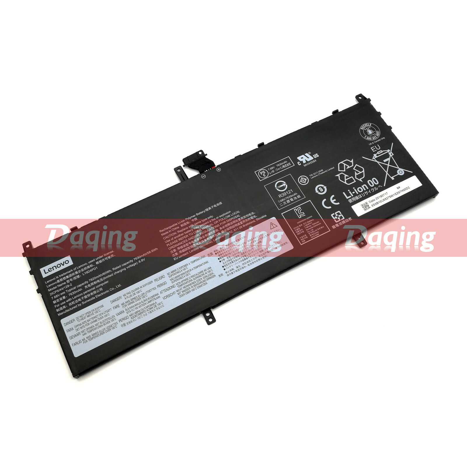 New Original L19D4PD1 L19C4PD1 L19M4PD1 Battery for Lenovo Yoga C640-13IML C640