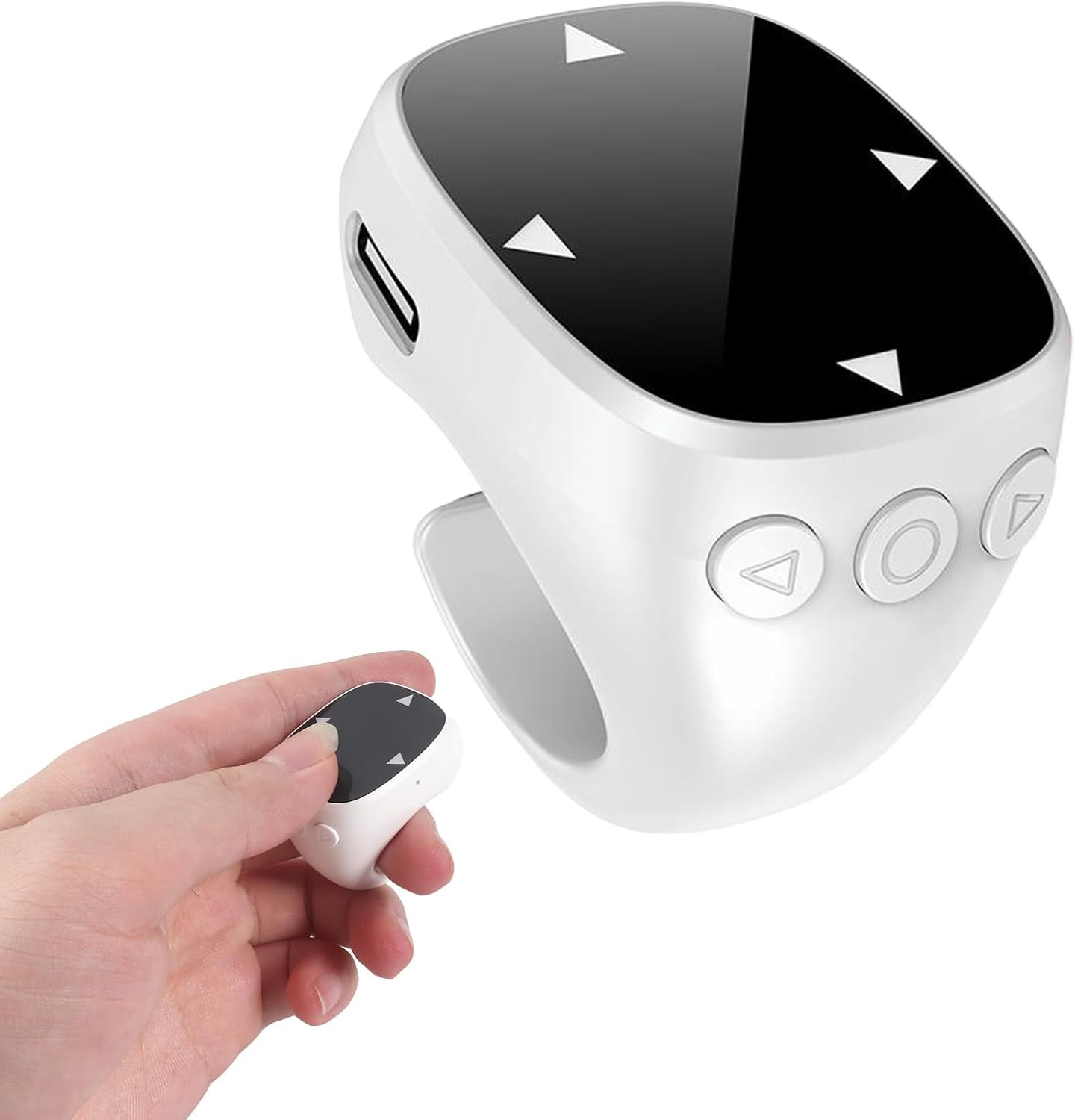 Mini Bluetooth Touch Screen Mouse Finger Ring - Multi-Functional Remote Control