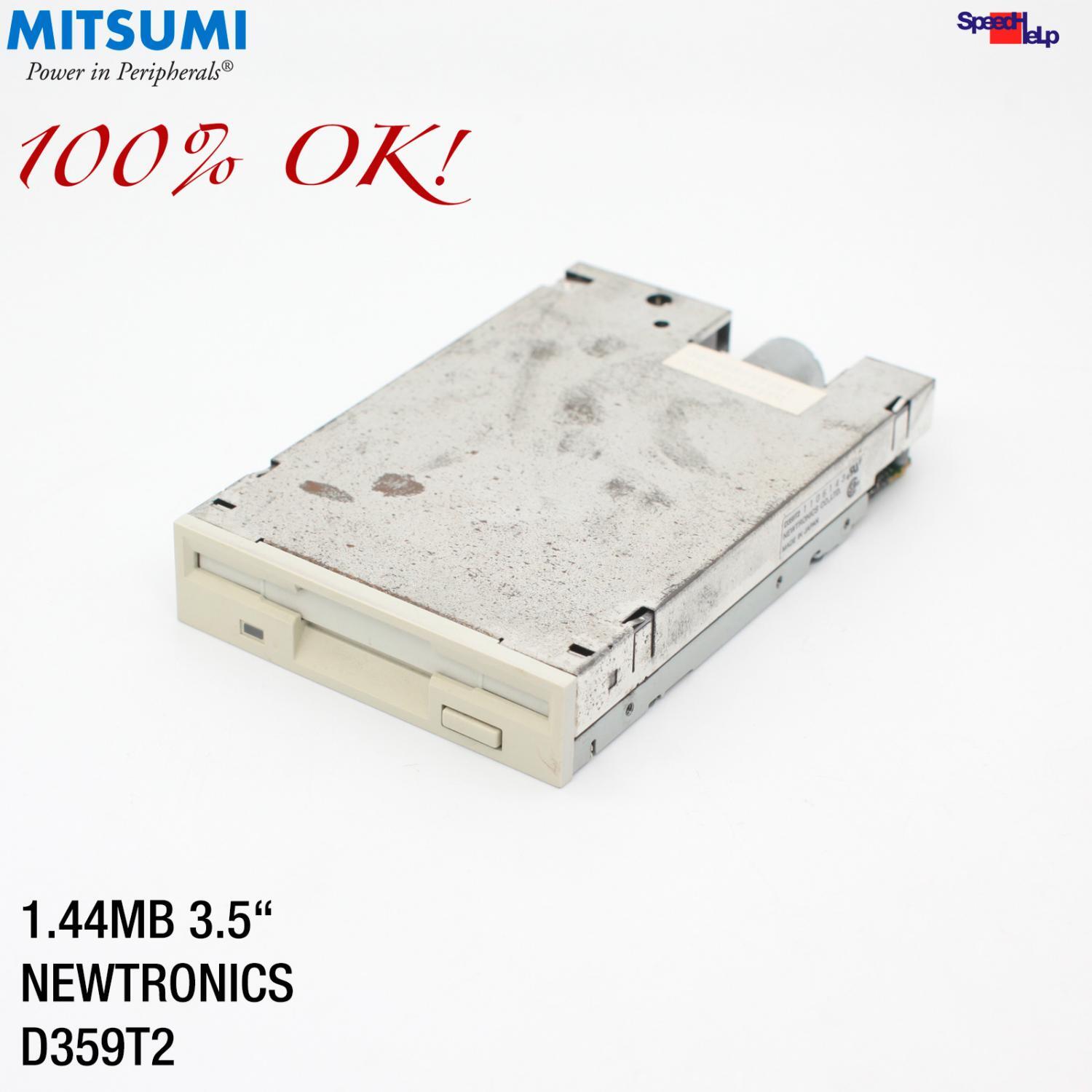 MITSUMI NEWTRONICS DT359T2 3.5" 1.44MB FDD FLOPPY DRIVE DISK DRIVE JUMPER DS0