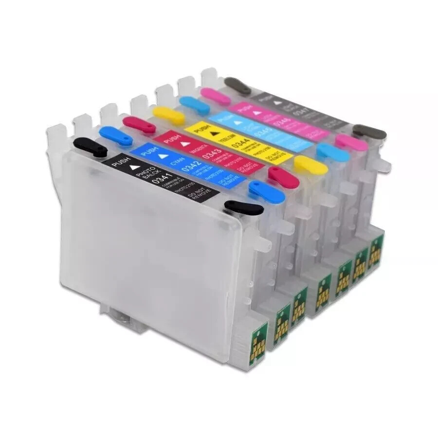 Refillable Ink Cartridge T0341 - T0347 with ARC Chip for Stylus Photo 2100 2200