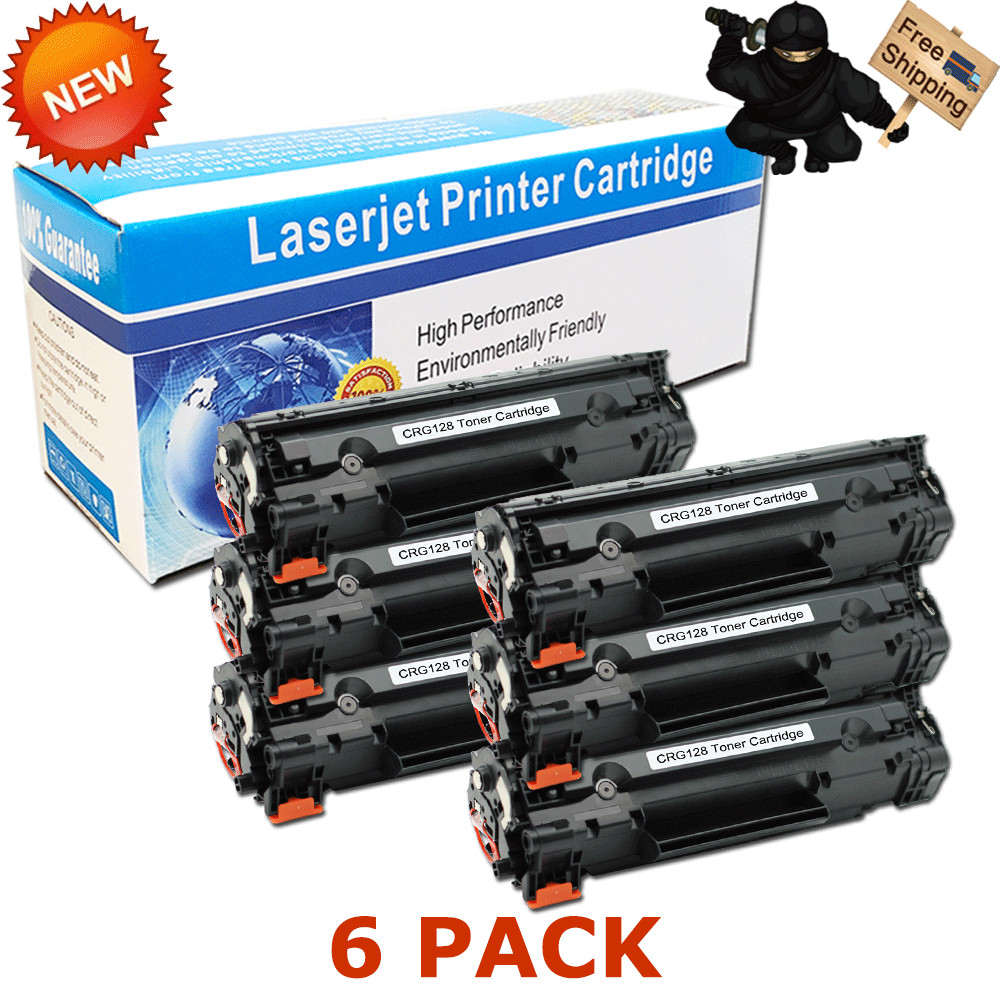 6PK CRG128 128 Toner 2100 Page For Canon 128 D530 D550 MF4770n MF4880dw MF4890dw