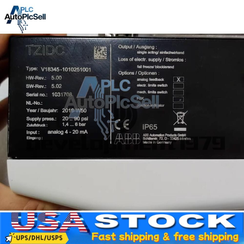ABB NEW V18345-1010251001 Valve Positioner IN BOX