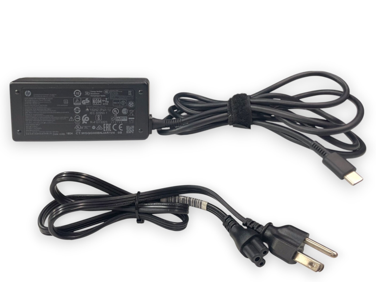 Genuine OEM HP 45W USB C Charger AC Adapter for Chromebook Laptop ETC