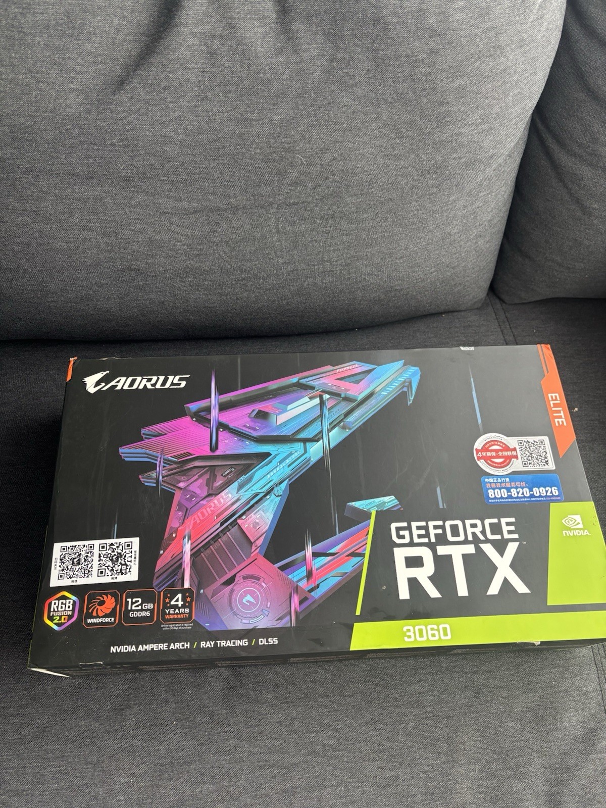 GIGABYTE AORUS GeForce RTX 3060 Ti Elite Graphics Card Rev 2.0 (BRAND NEW)