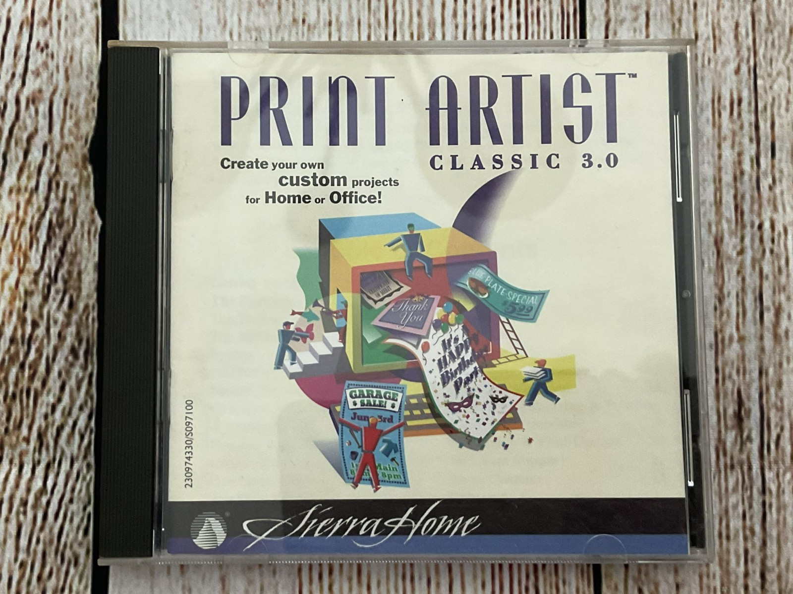 Vintage Print Artist Classic 3.0 (PC, 1997) Create Custom Projects