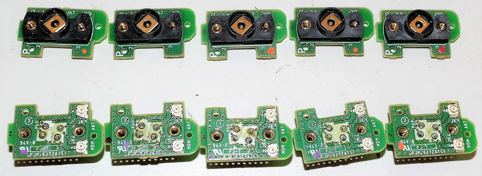 Lot of 10x Panasonic Toughbook CF-30 CF-31 Single Pass Thru RF Connector Antenna
