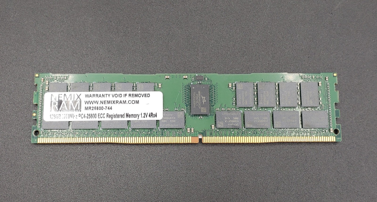 NEMIX 128GB DDR4 PC4 3200 2S2RX4 ECC RDIMM Server Memory RAM MR25600-784K01-G