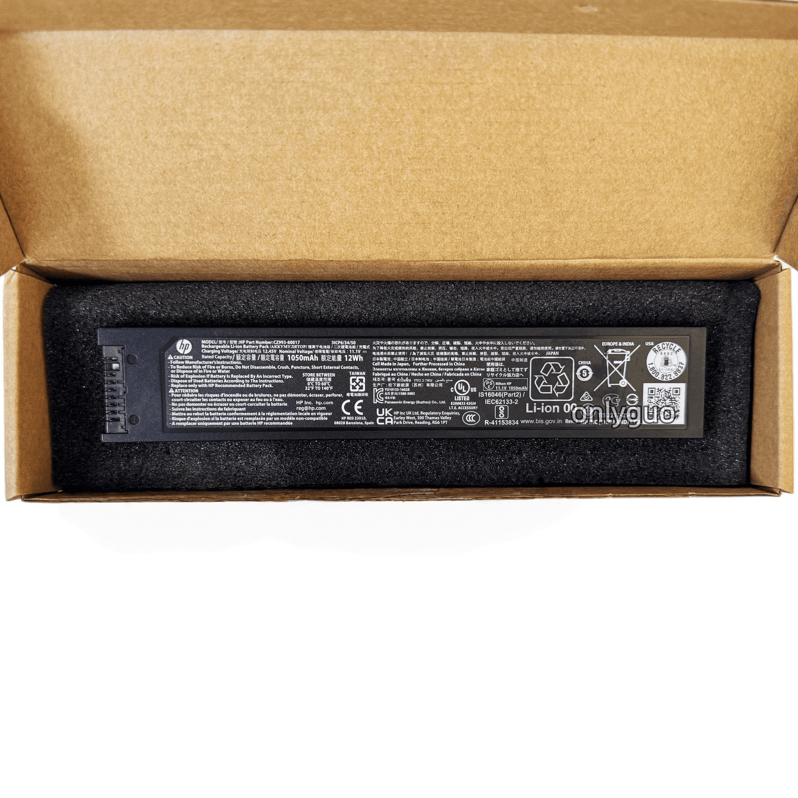 Genuine 12Wh M9L89A CZ993-60017 Battery For HP OfficeJet  200 250 Mobile Printer