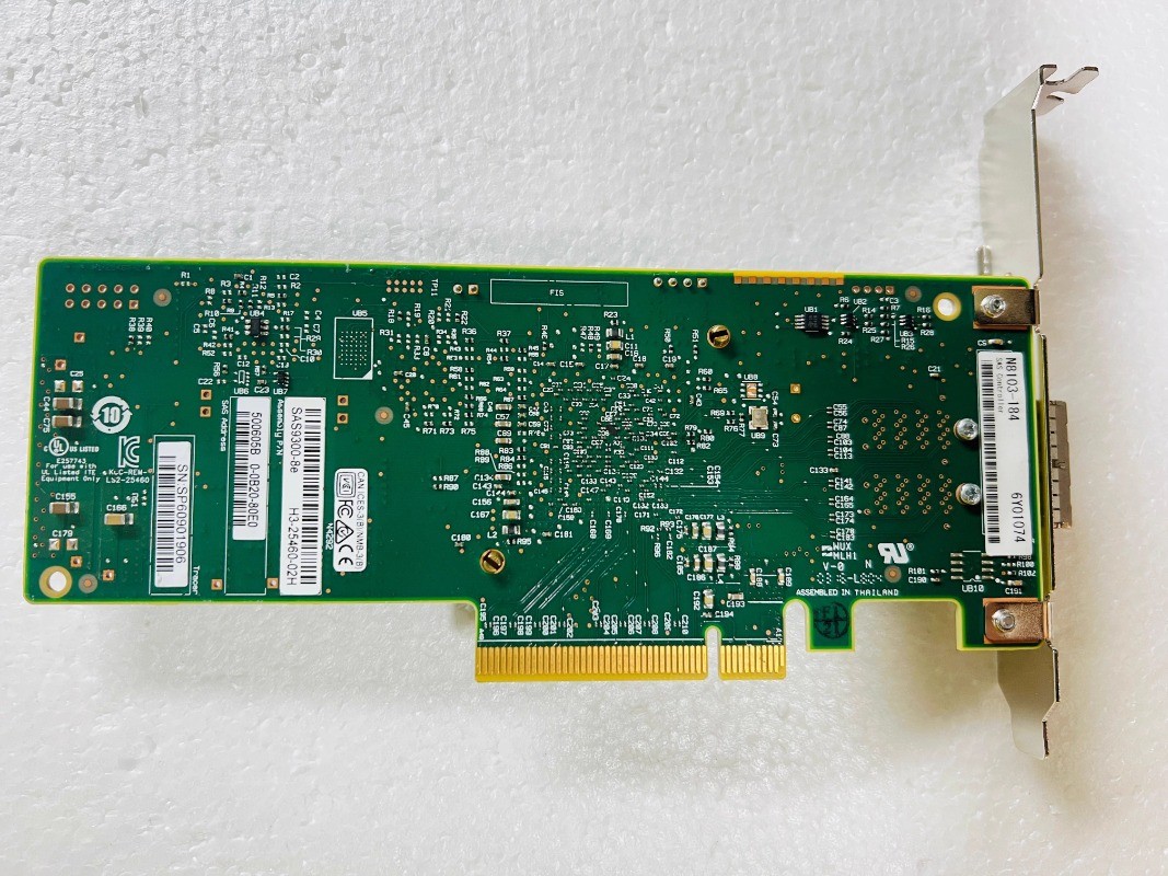 LSI 9300-8E LSI00343 SAS3008 12Gb/sHBA 8 External Ports SAS3 SATA For HDD JBOD