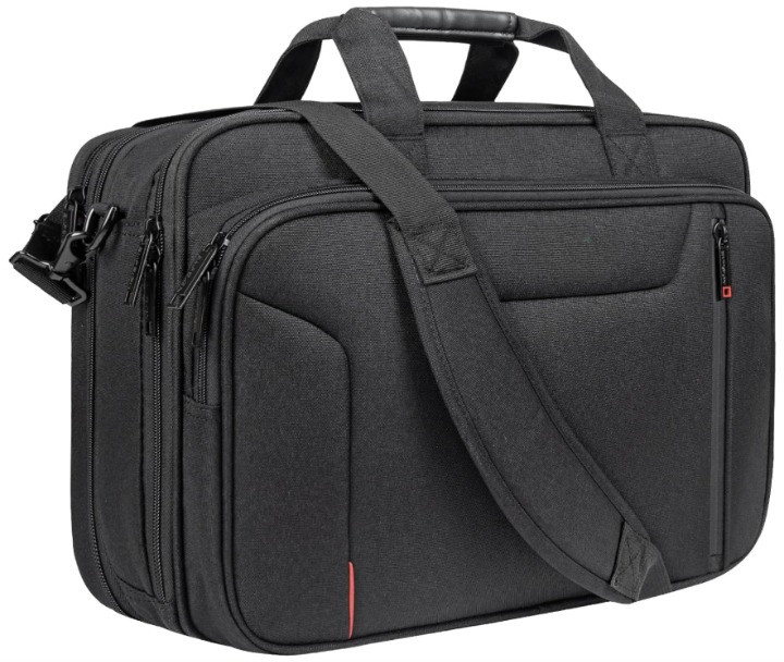 Bolso maletín para laptop 17.3'' expandible impermeable RFID trabajo viaje,Nuevo