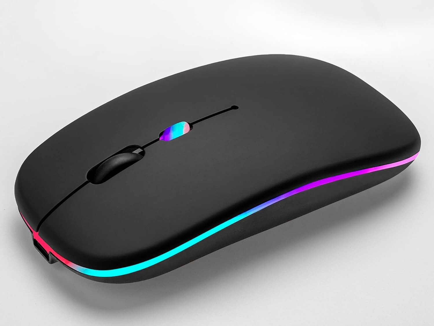 Rechargeable Bluetooth Wireless Mouse Dual Mode USB Silent LED for PC Laptop