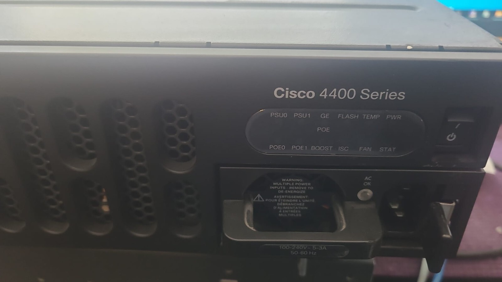 Cisco  ISR4451-X-SEC/K9  ISR4451 GIG Voice Security ISR Router, upgraded