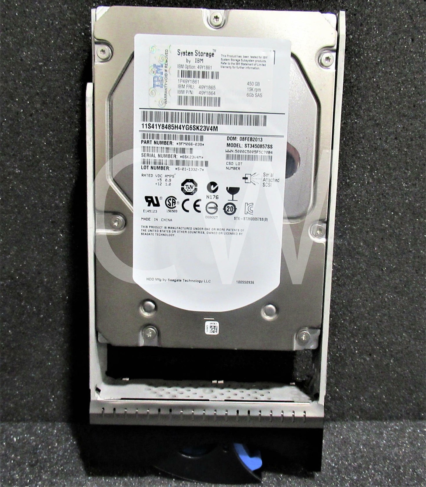 9FM066-039 IBM ST3450857SS SYSTEM 450GB 15000RPM 6Gbps 3.5" SAS HDD Hard Drive