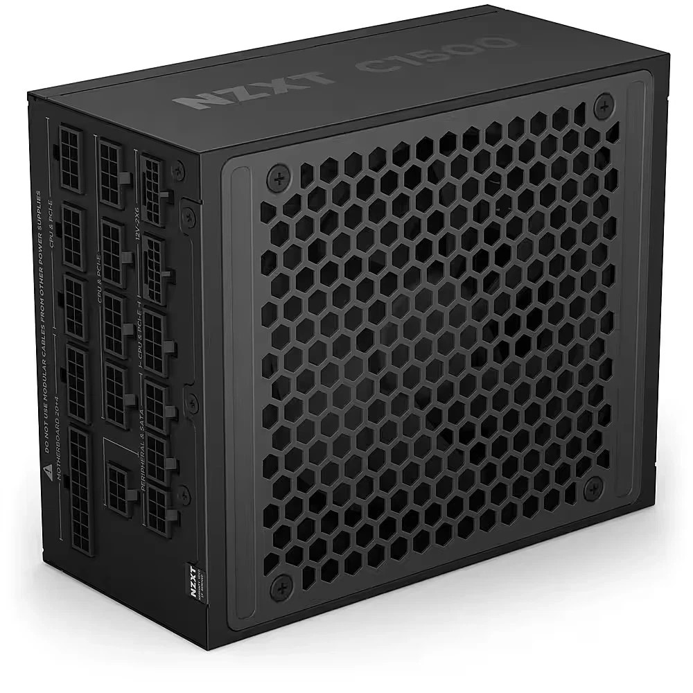 NZXT - C - 1500W ATX 3.1 80 Plus Platinum Fully Modular Power Supply Low-Noise