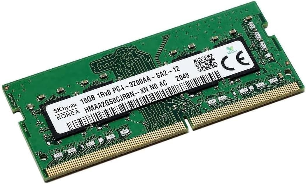SK hynix 16GB (1x16GB) DDR4-3200 SODIMM Laptop Memory RAM 3200MHz