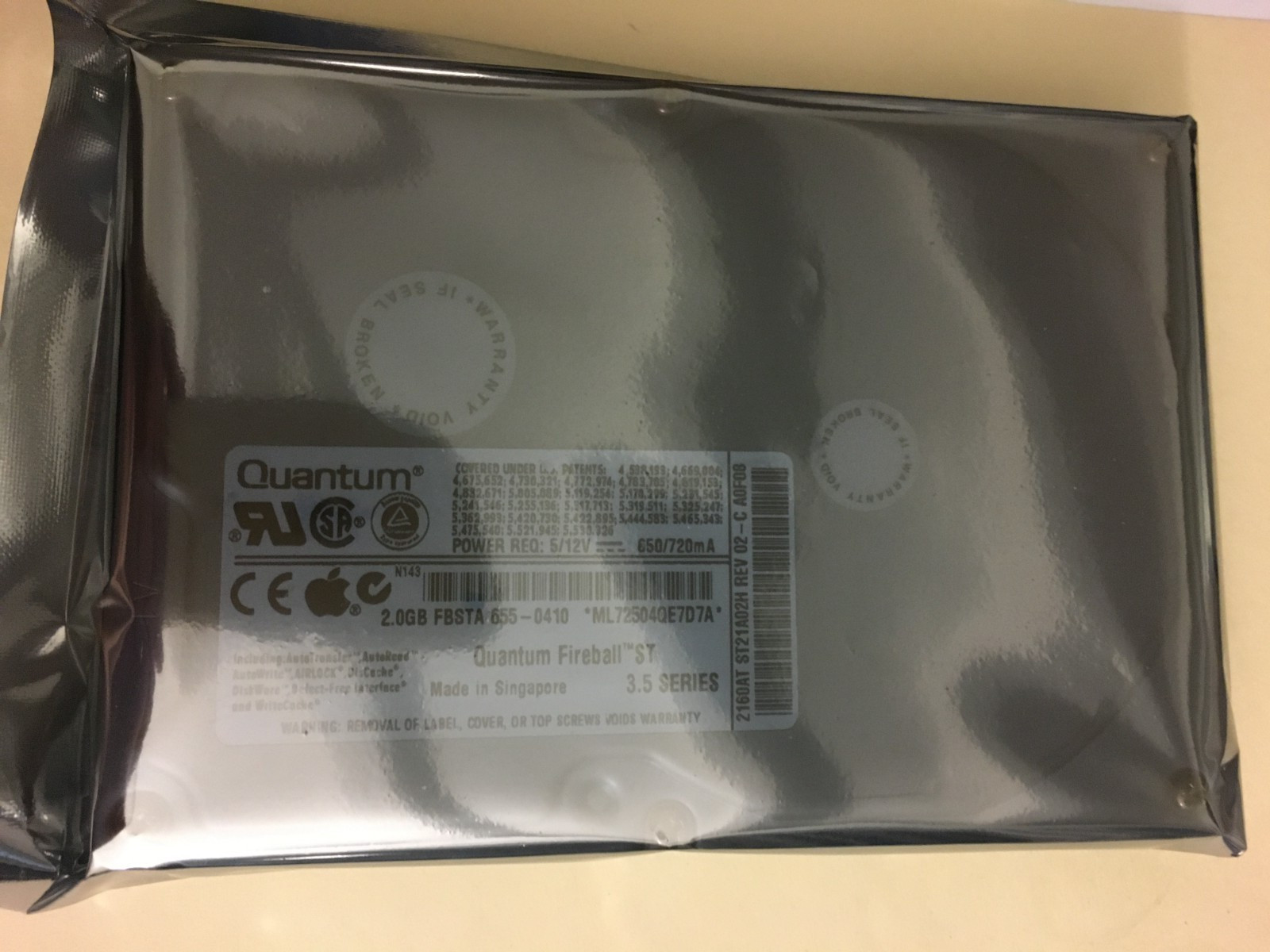 Quantum Fireball 2.0GB 2.5" IDE Laptop HDD 4500RPM 512KB FBSTA 655-0410 TESTED