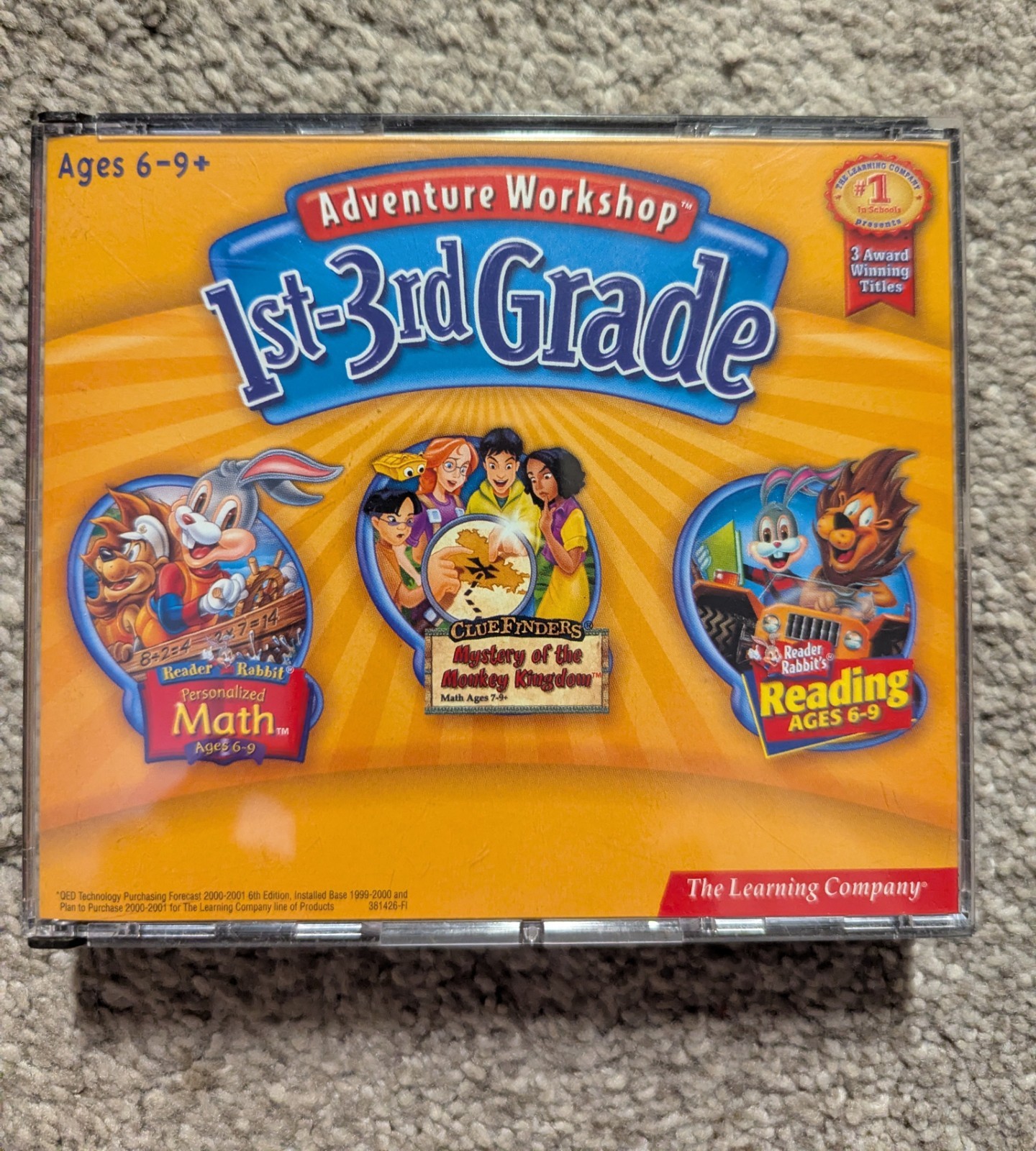  1-3 Grade Adventure Workshop The Learning Company PC MAC CD ROM x2 