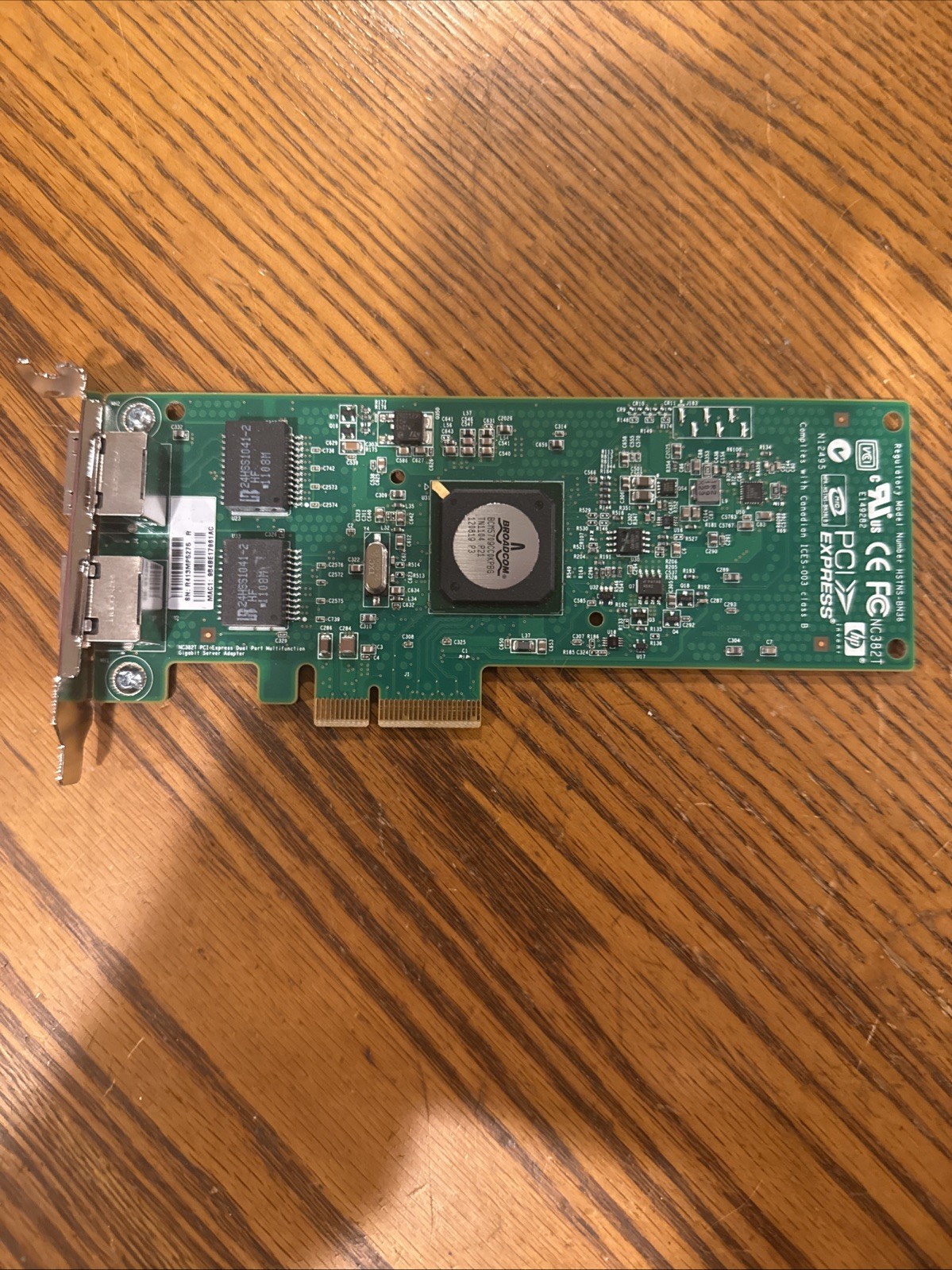 HP 458491-001 NC382T PCIe Dual Port Gigabit Network Adapter 453055 Low PROFILE