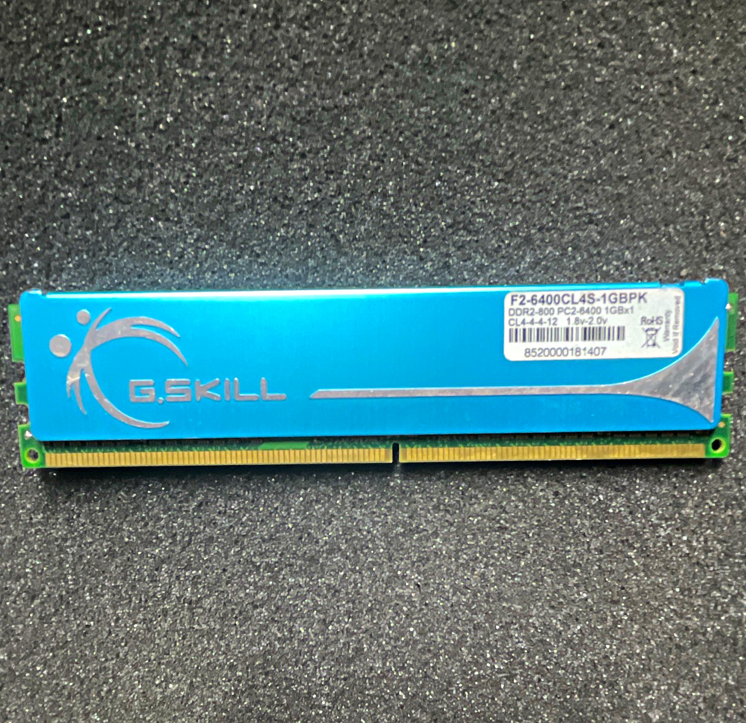 G.SKILL 1GB DDR2 PC2-6400 DDR2-800 240-Pin DIMM ECC Reg FB F2-6400CL4S-1GBPK