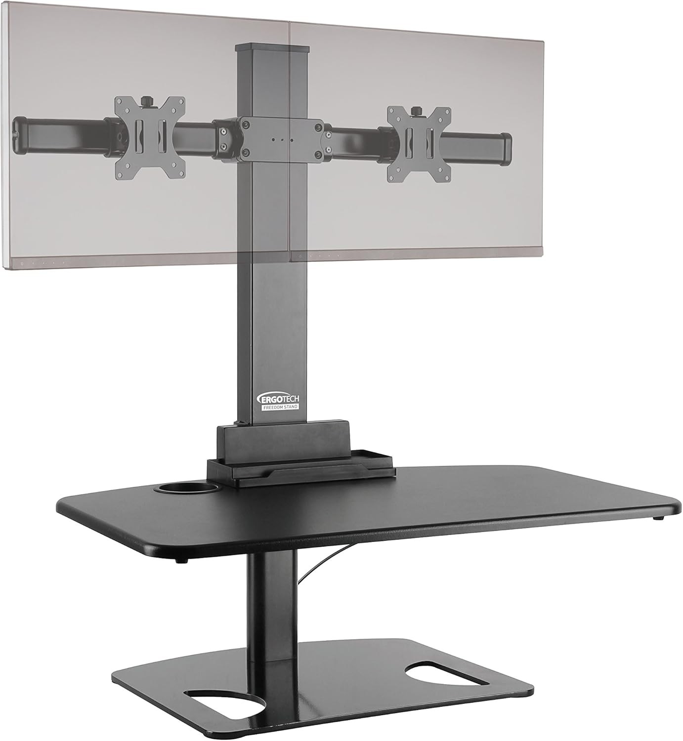 Ergotech Freedom Stand Dual Monitor Stand Adjustable Desk 30" VESA compatible
